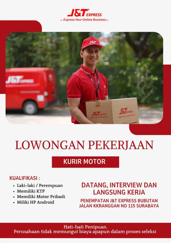 LOWONGAN KURIR MOTOR