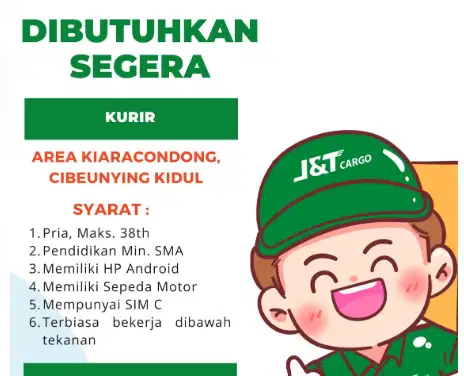 KURIR UNTUK AREA CUBEUNYING DAN KIRCON