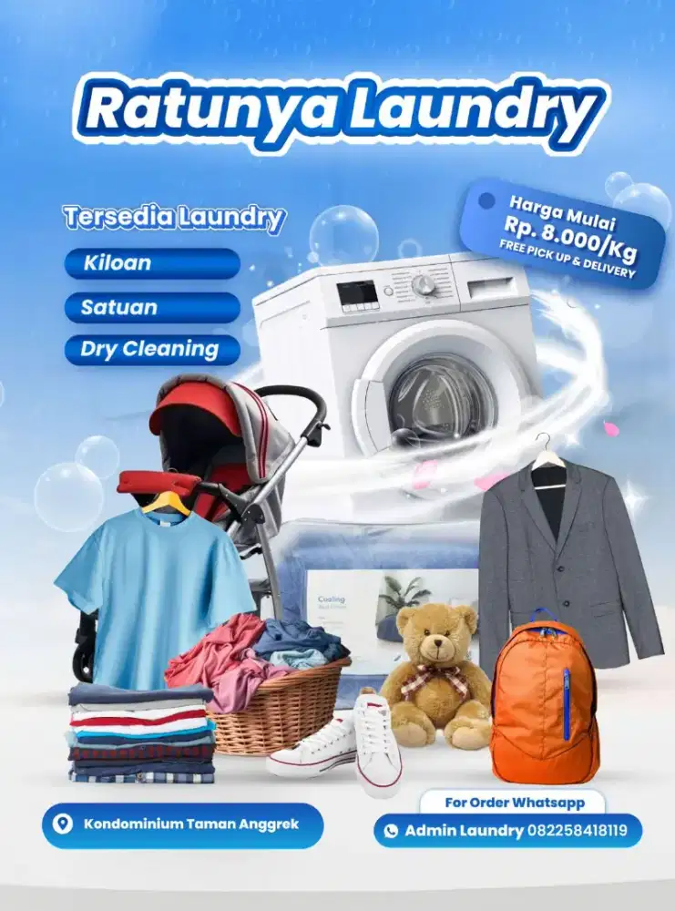 LOWONGAN KERJA KURIR LAUNDRY,AIR GALON