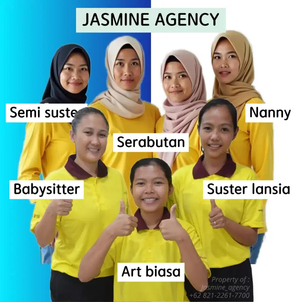 Sedia pembantu, babysitter, suster lansia, dll