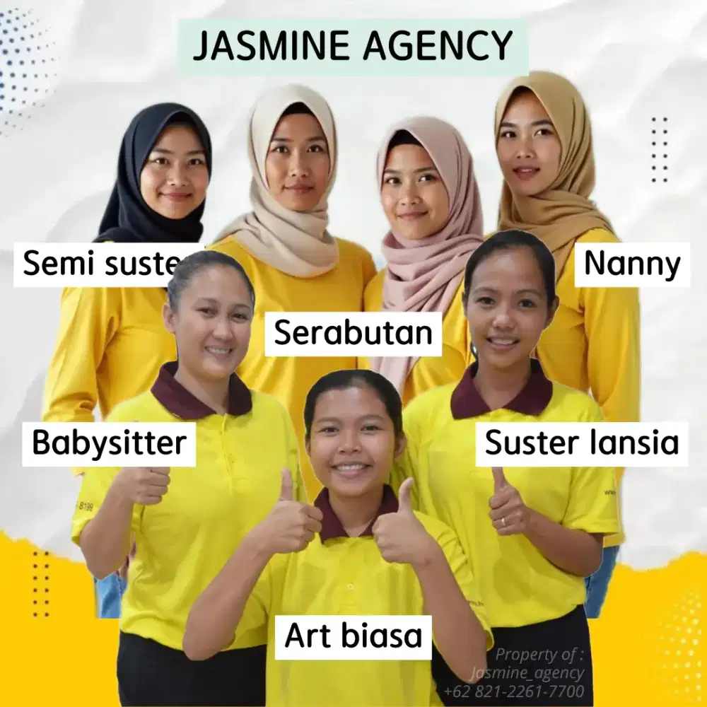 Sedia pembantu, babysitter, suster lansia, dll