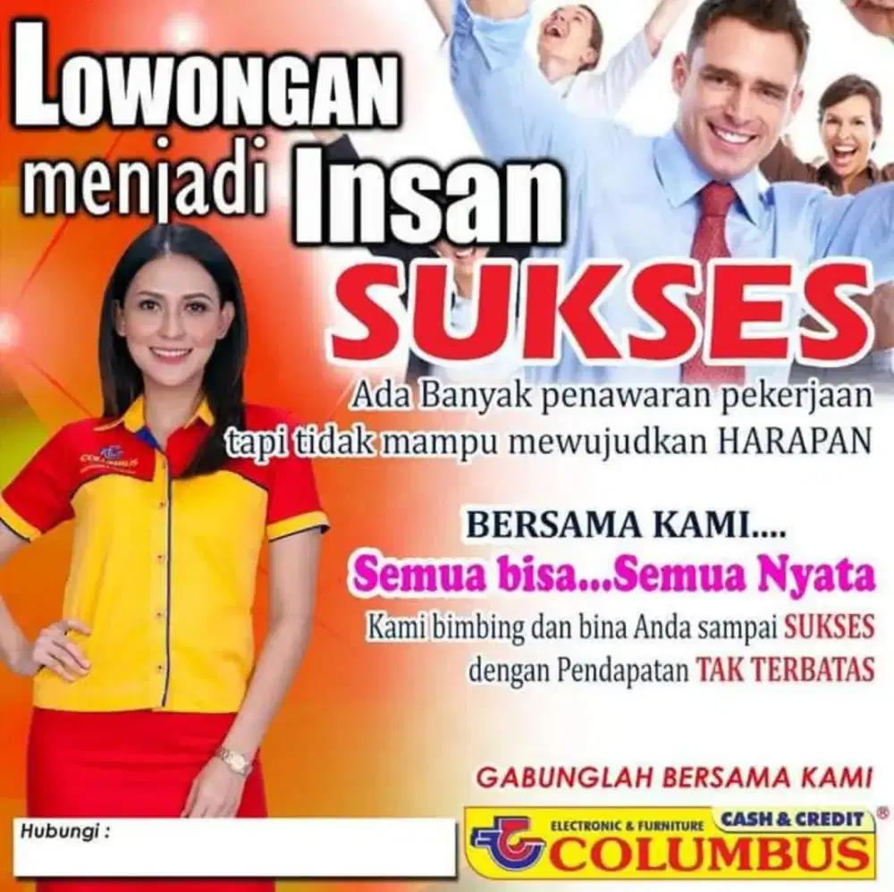 Dibutuhkan sales marketing lapangan