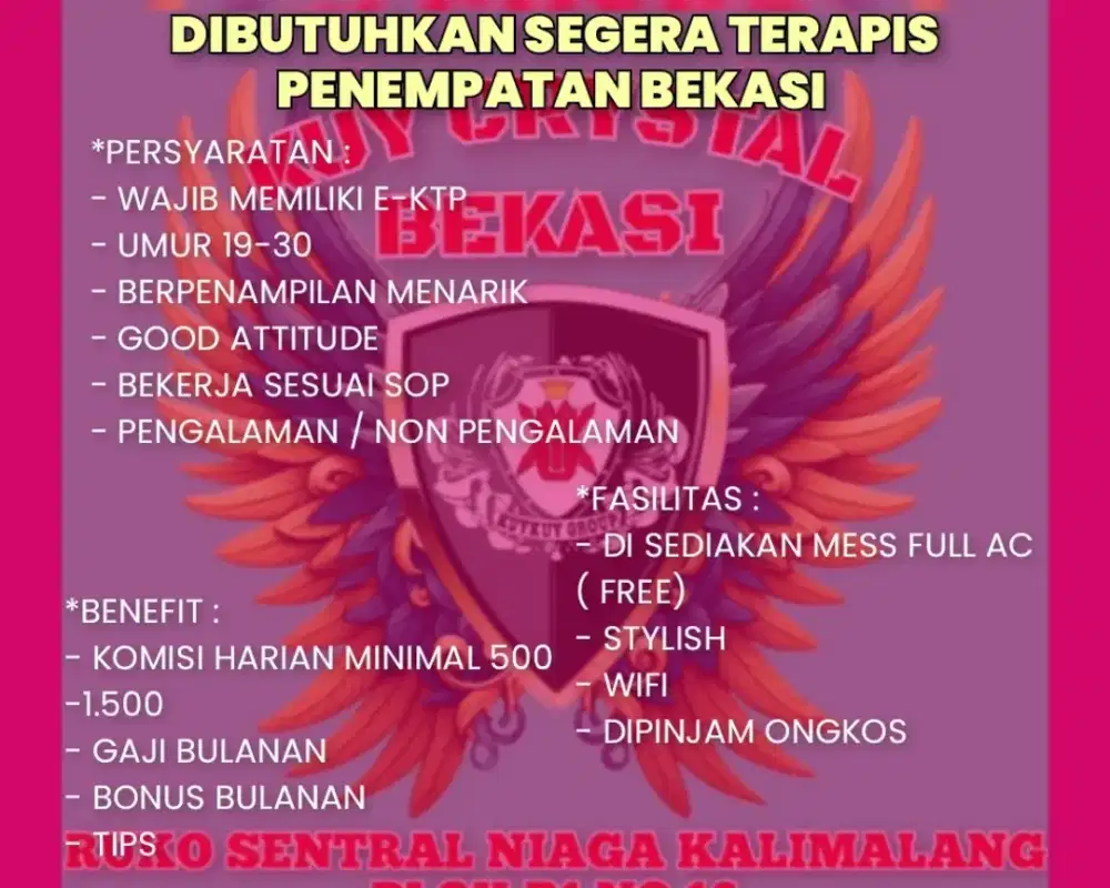 DIBUTUHKAN BANYAK TERAPIS
