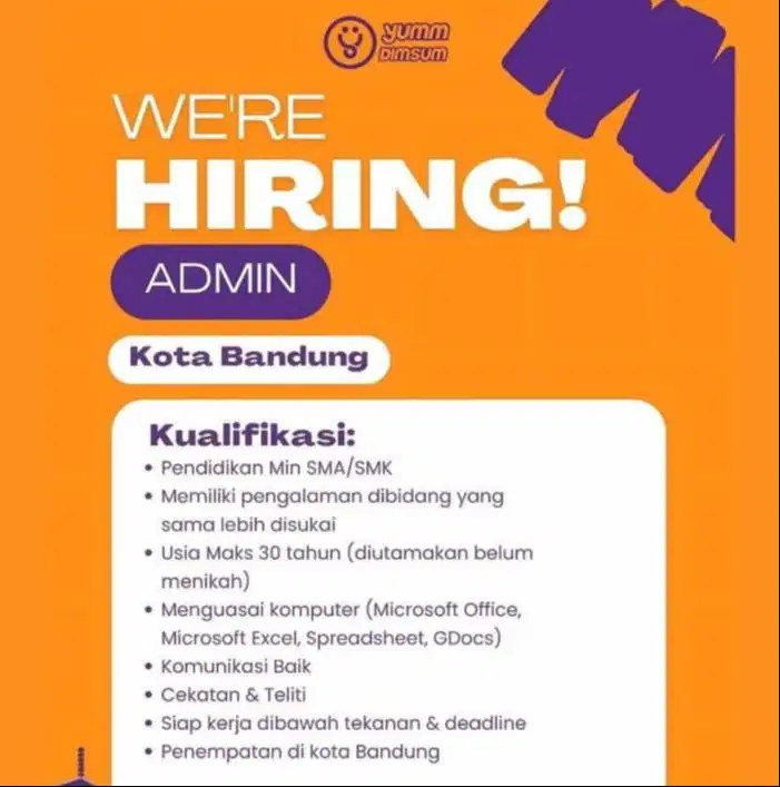 DIBUTUHKAN SEGERA!
