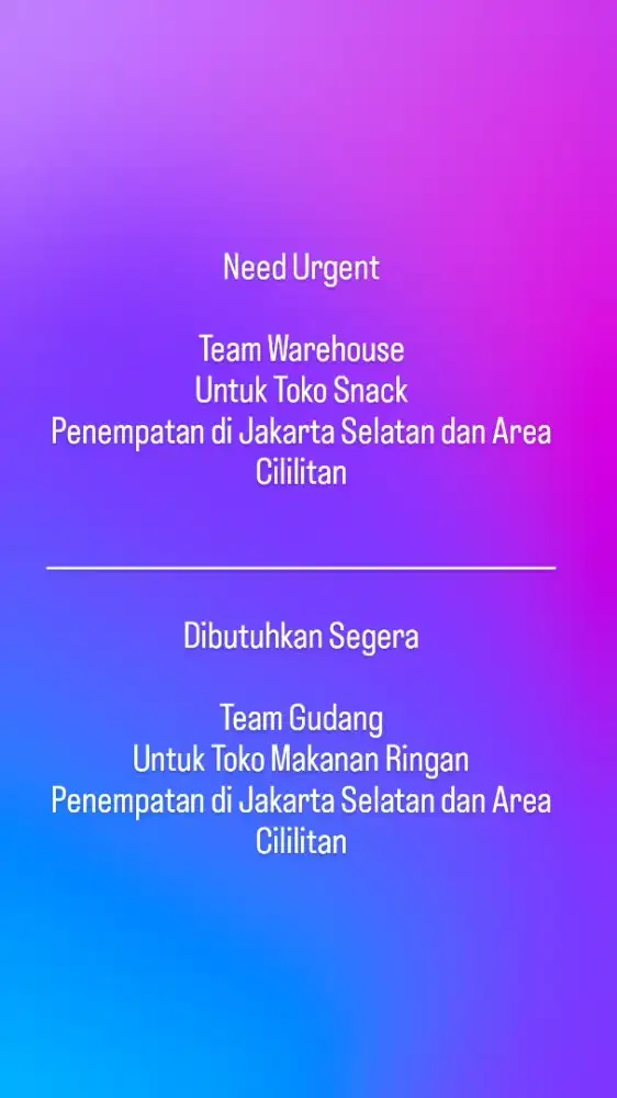 Team Gudang Toko Snack