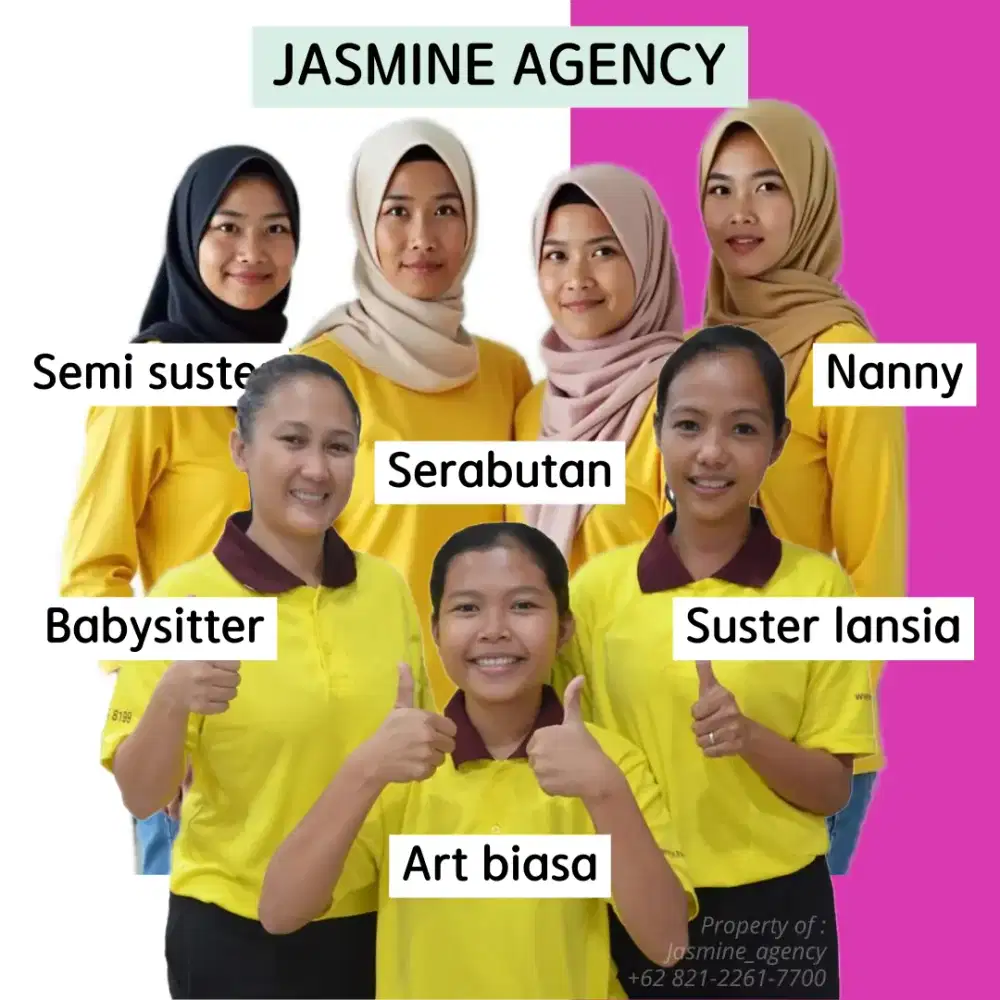 Sedia pembantu, babysitter, suster lansia, dll