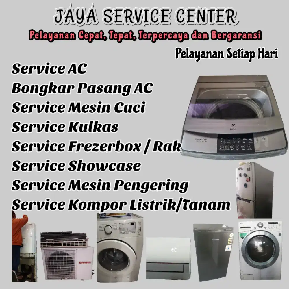 Service Kulkas Frezer Mesin Cuci Servis AC Bongkar AC Pasang AC Benowo