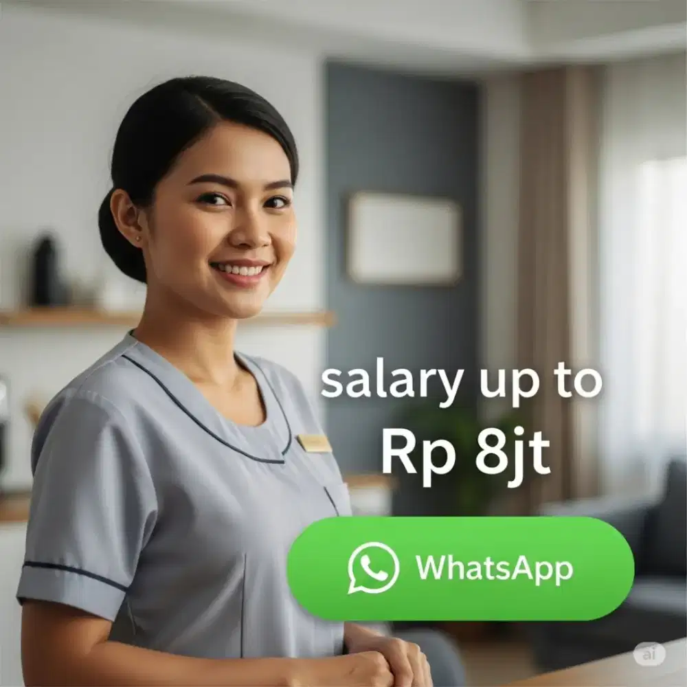 Dicari ART pengalaman dan bisa basic English