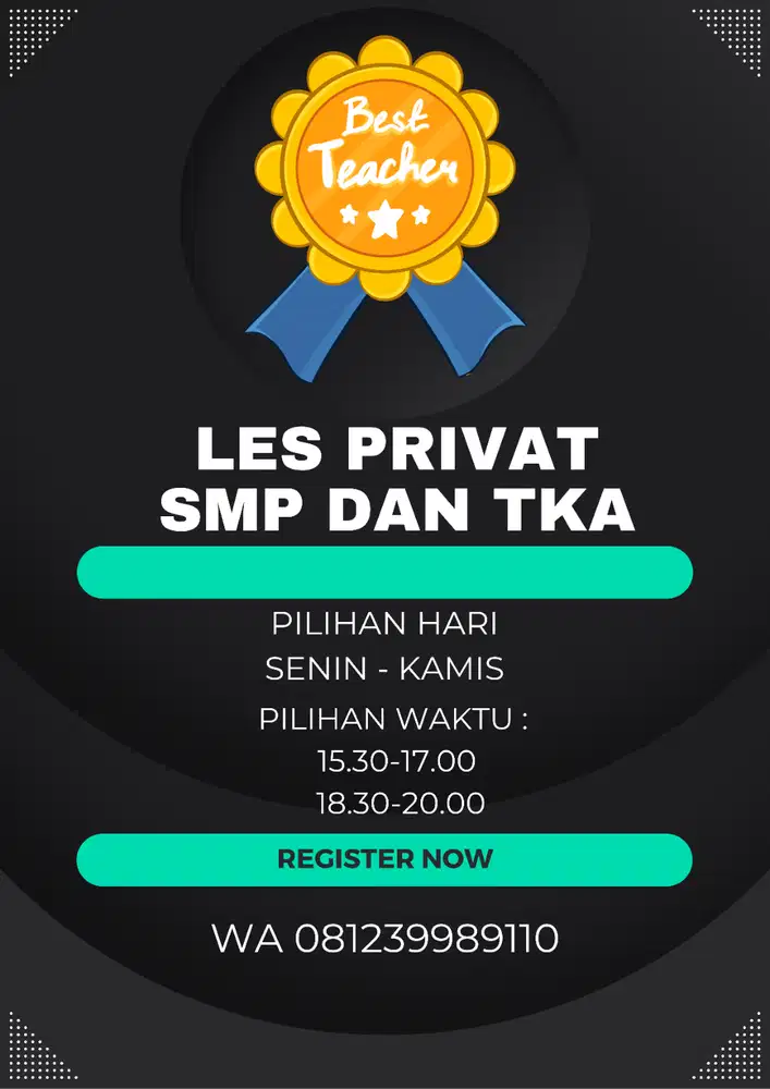 LES PRIVAT SD, SMP, DAN TKA