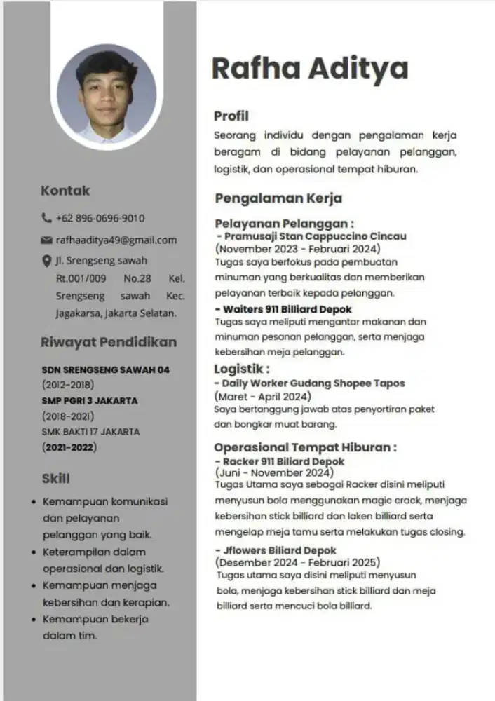 MENCARI PERKERJAAN