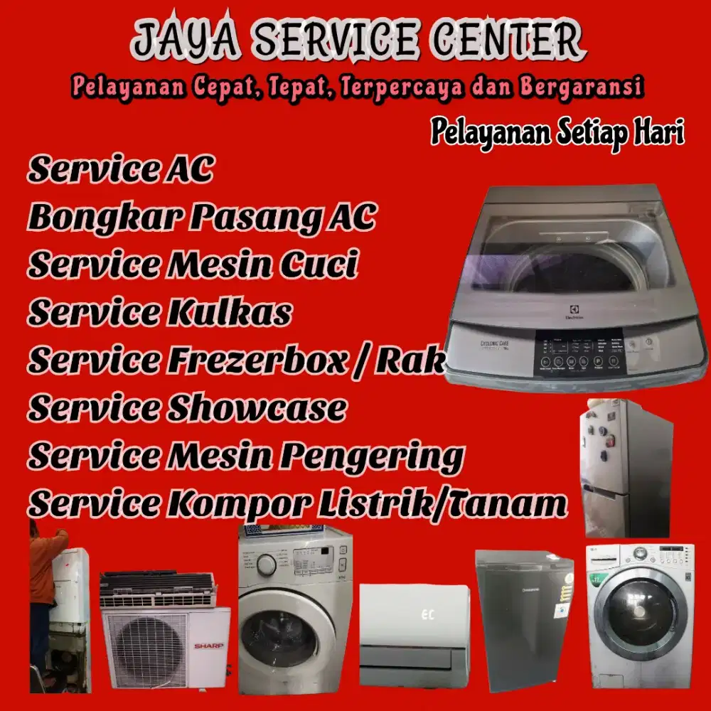Service Mesin Cuci Kulkas Frezer Servis AC Bongkar Pasang AC Sidoarjo