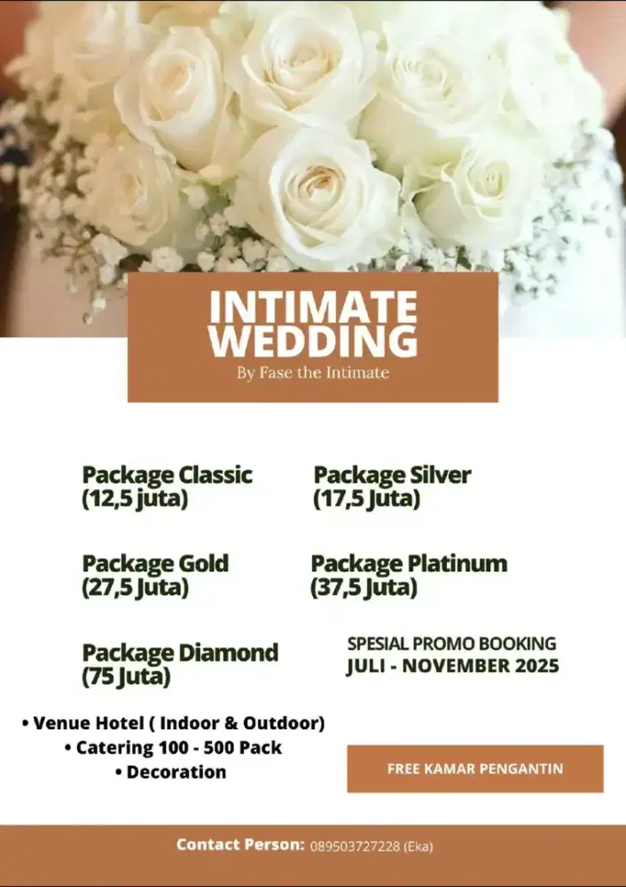 Paket wedding berkualitas murah