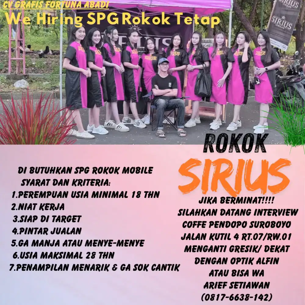 Butuh SPG Reguler Brand