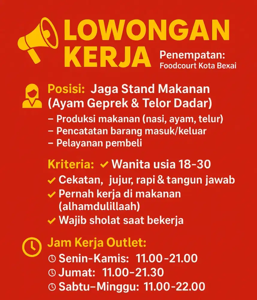 Lowongan Pekerjaan