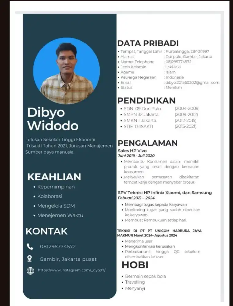 Nyari kerjaan daerah cengkareng