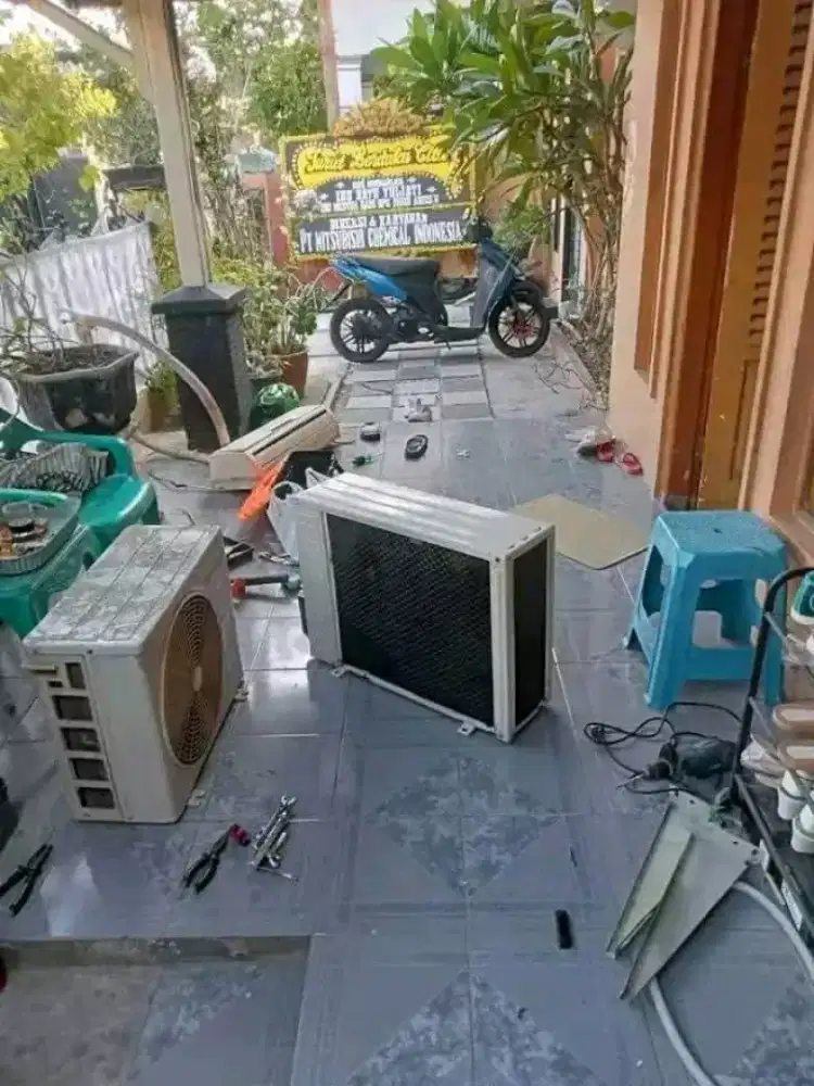 service AC panggilan dan bongkar pasang AC kulkas mesin cuci dll