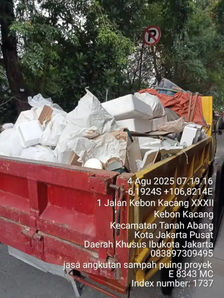 Jasa angkut puing dan buang sampah
