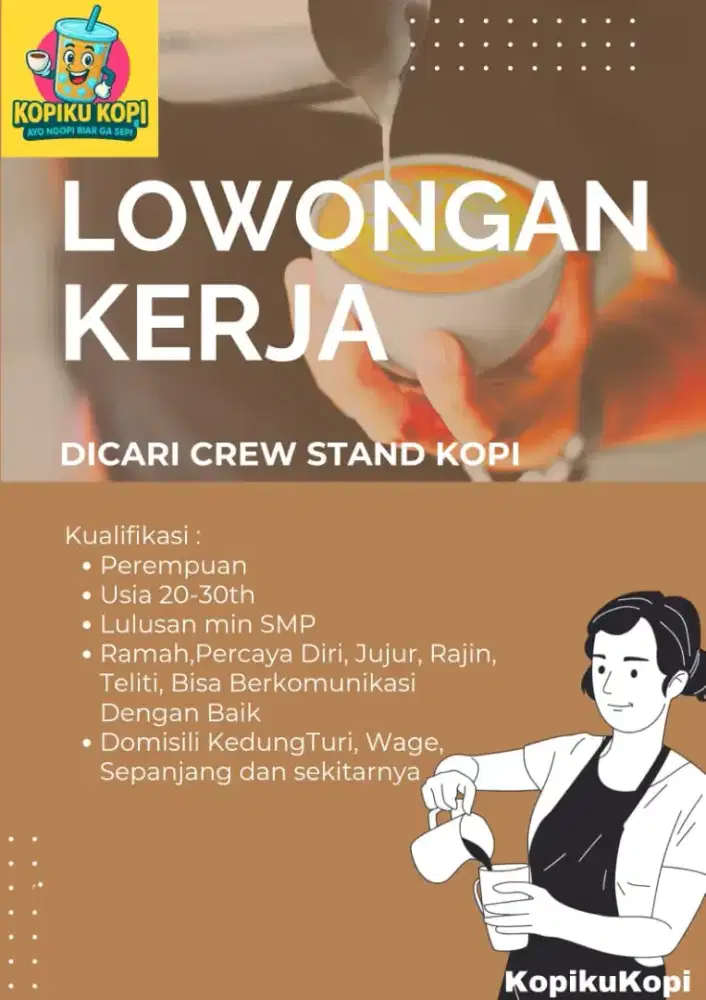 Lowongan Karyawati Untuk Jaga Stand