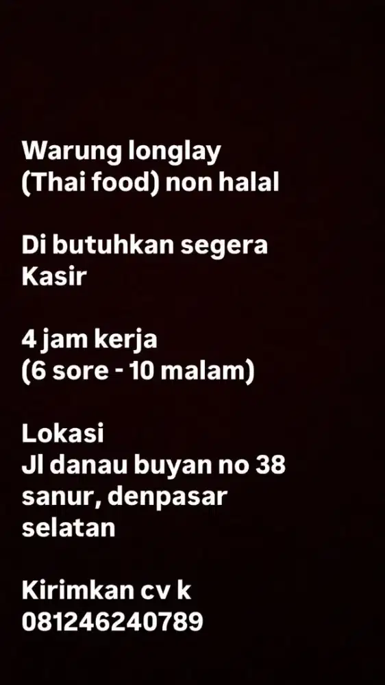Longlay warung thailand