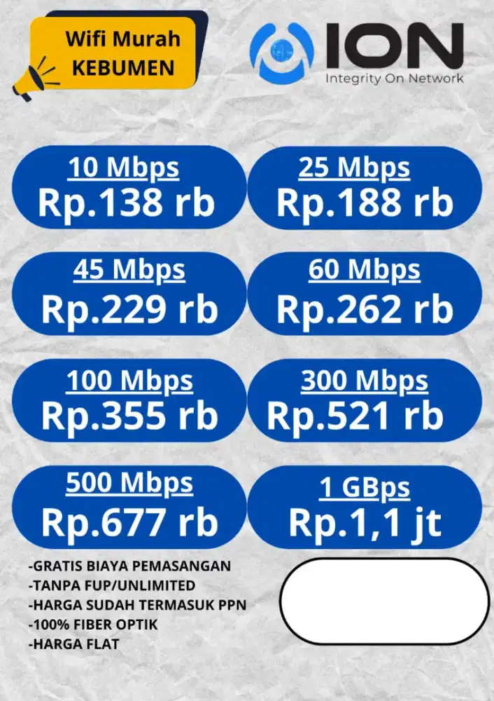 Wifi internet murah 100ribuan