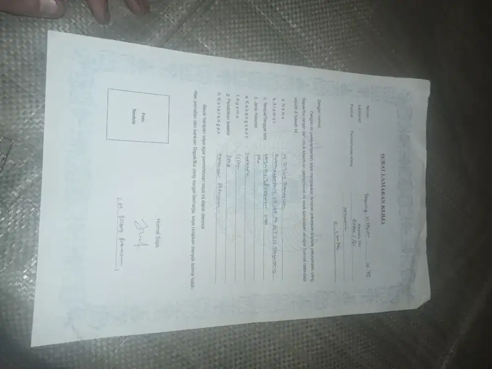 Info lowongan kerja dong