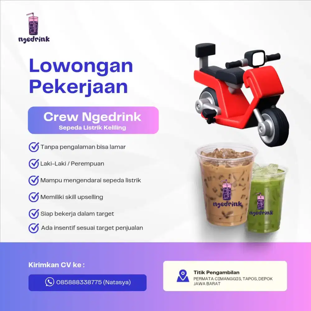 Dicari Driver Ngedrink