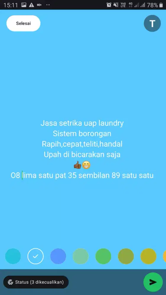 Jasa setrika uap laundry borongan