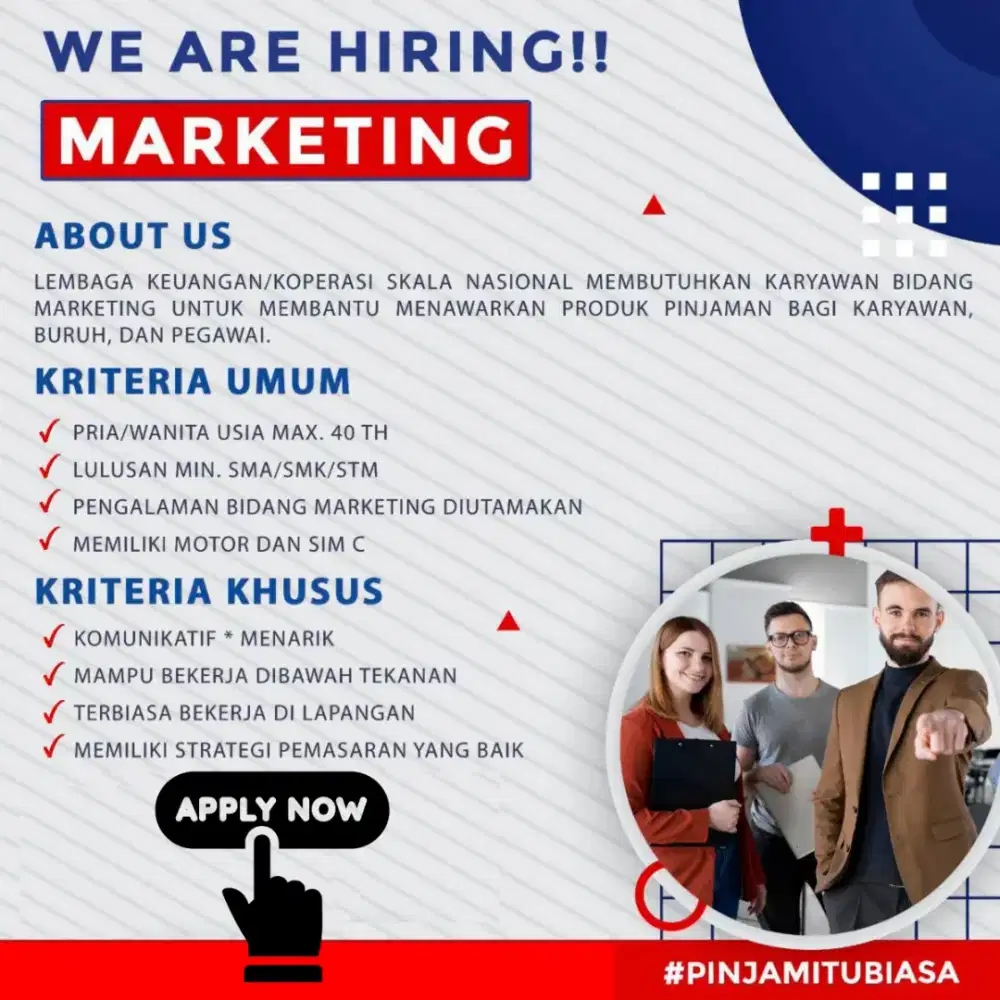 Loker Marketing Koperasi