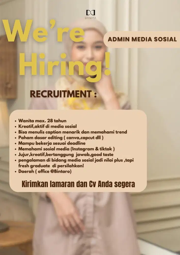 Admin staff media sosial