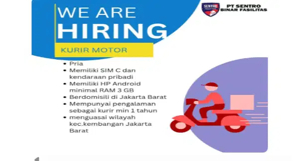 LOWONGAN KERJA KURIR JNE  100% GRATIS TIDAK DI PUNGUT BIAYA APAPUN .