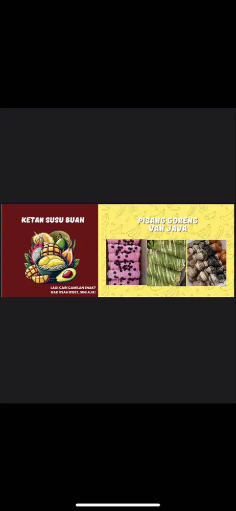 Lowongan kerja pisang goreng dan ketan susu
