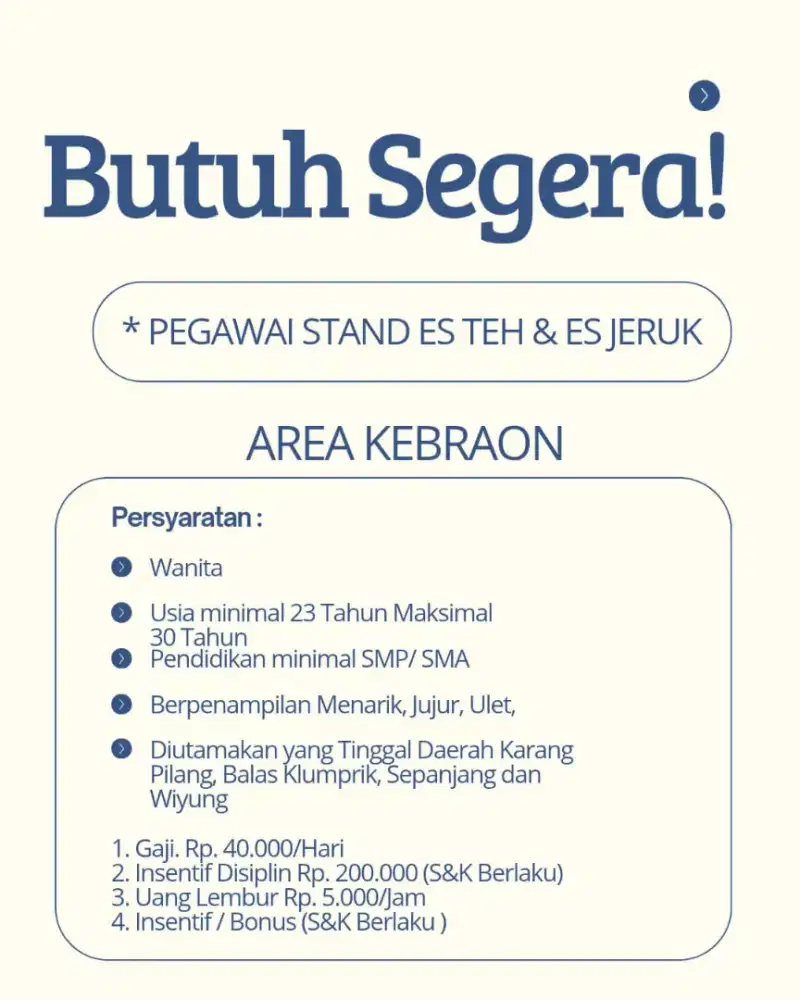 Penjaga Es Teh dan Es Jeruk