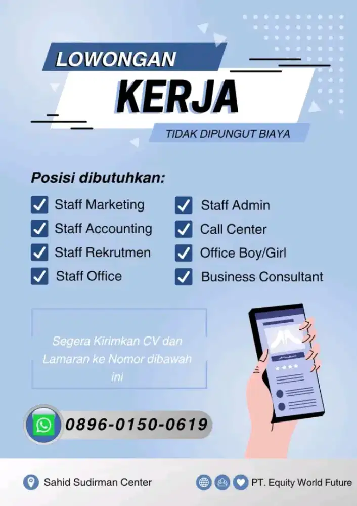 Dibutuhkan Segera