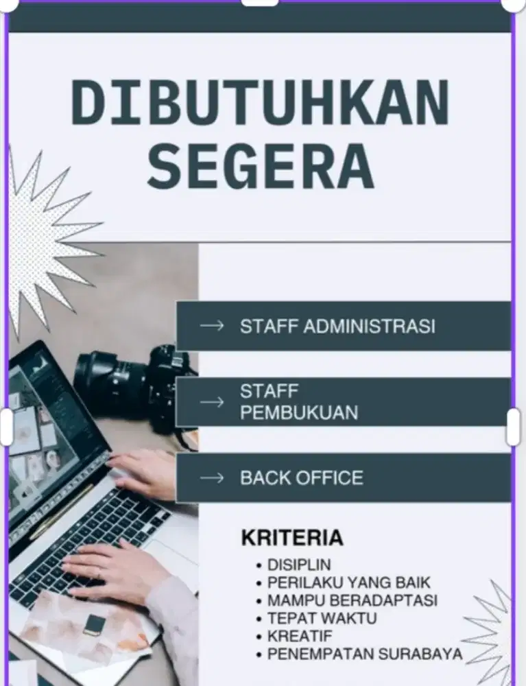Tenaga administrasi data kantor