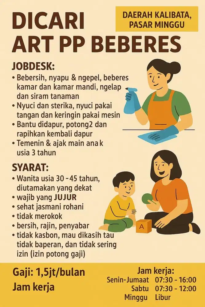 ART PP BEBERES DAERAH KALIBATA, PASAR MINGGU