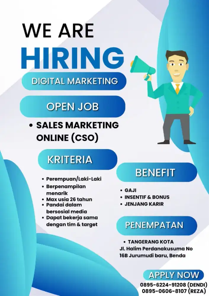 Butuh Segera Sales Online