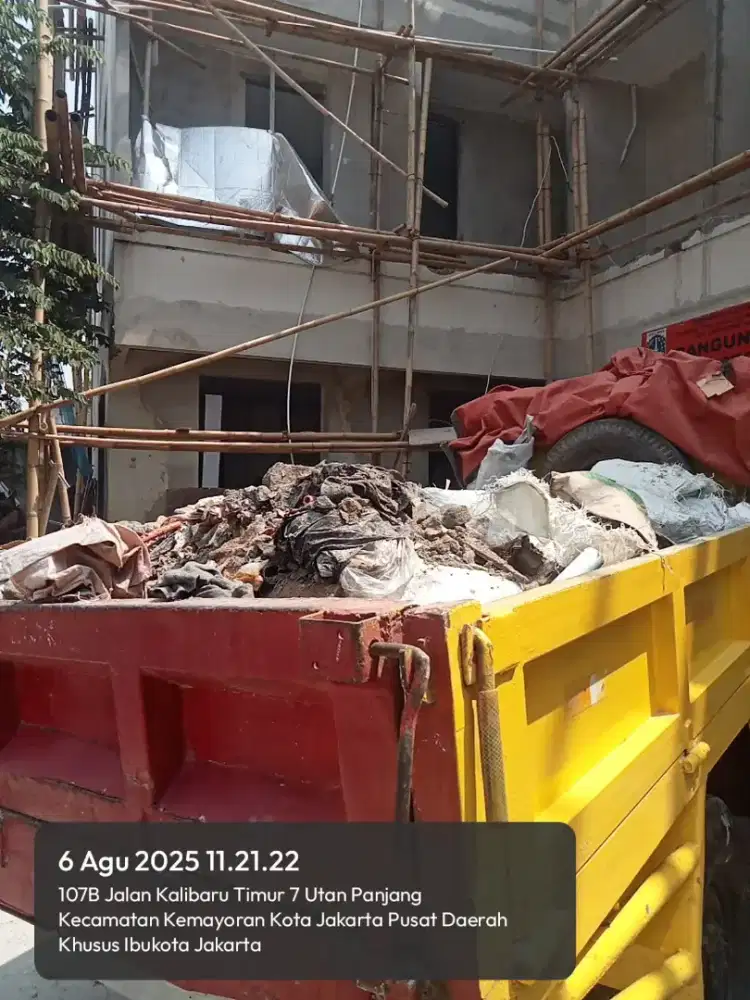 Jasa angkut puing dan buang tanah