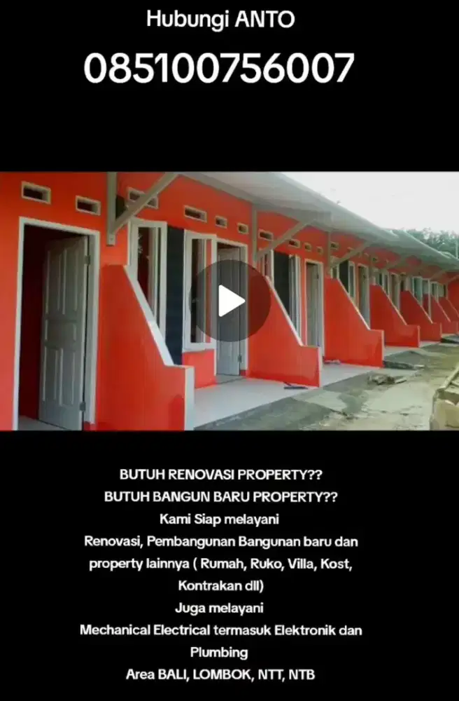 Menerima jasa bangunan konstruksi dan MEP