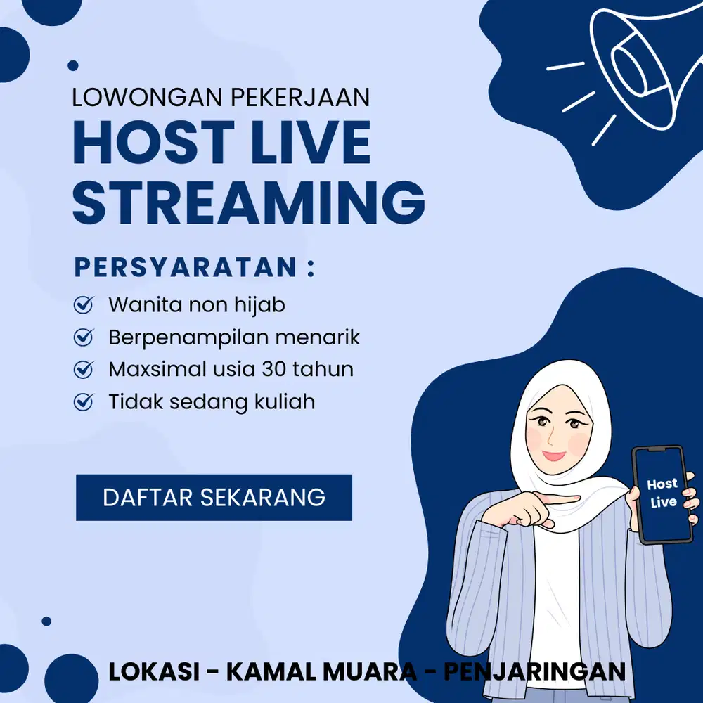 Host Live & Content Creator