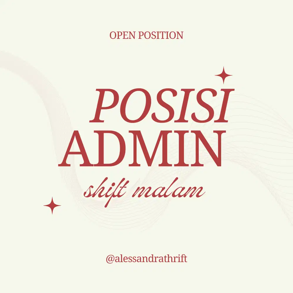 LOKER ADMIN SHIFT MALAM