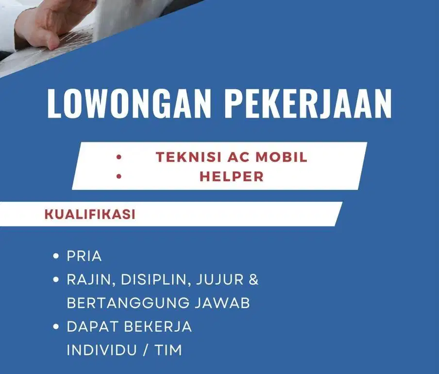 Teknisi & Helper