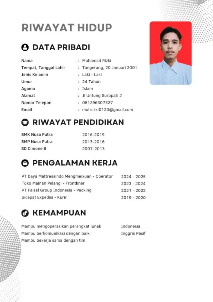 MENCARI PEKERJAAN
