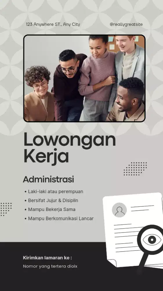 Info lowongan pekerjaan