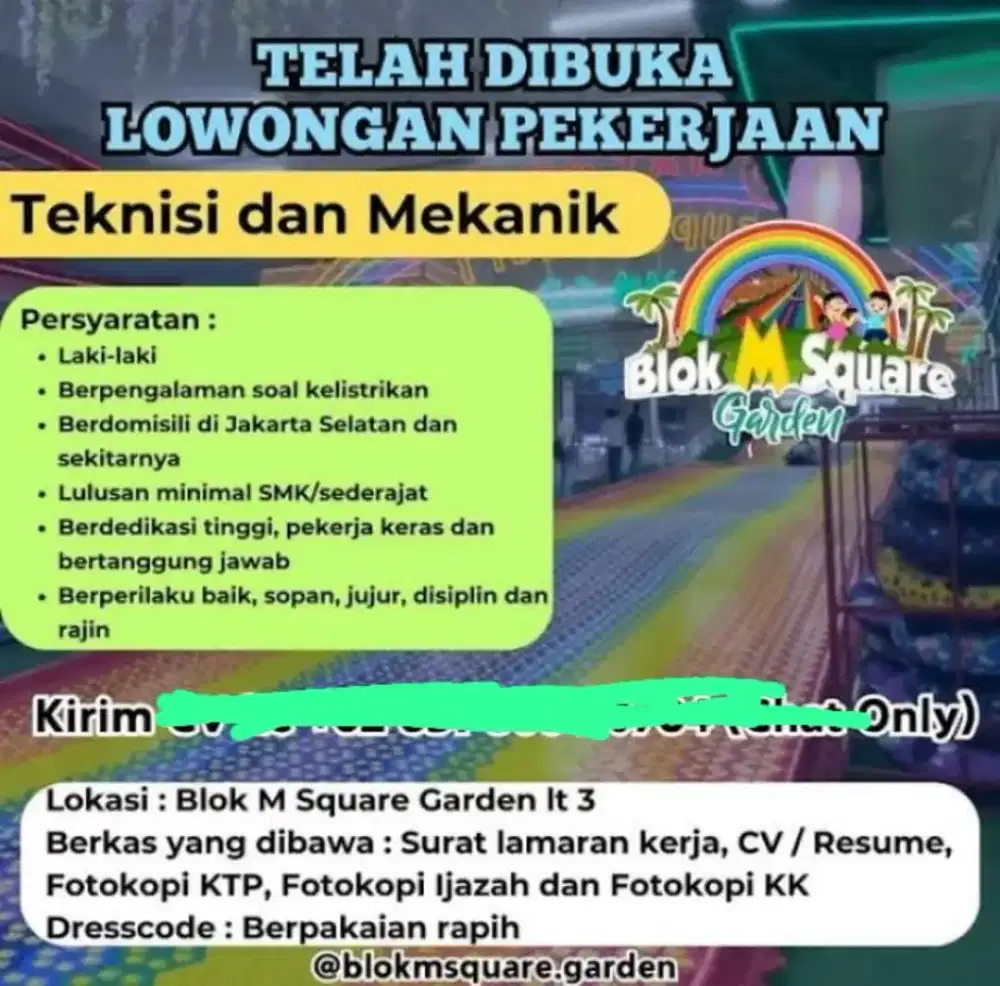 dibutuhkan segera kasir