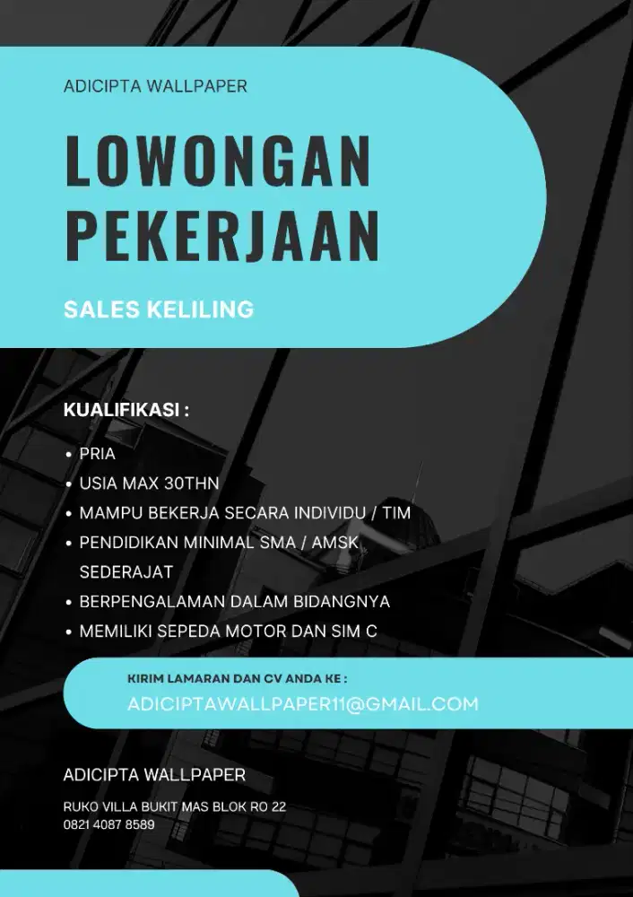 Dicari Sales Keliling Wallpaper