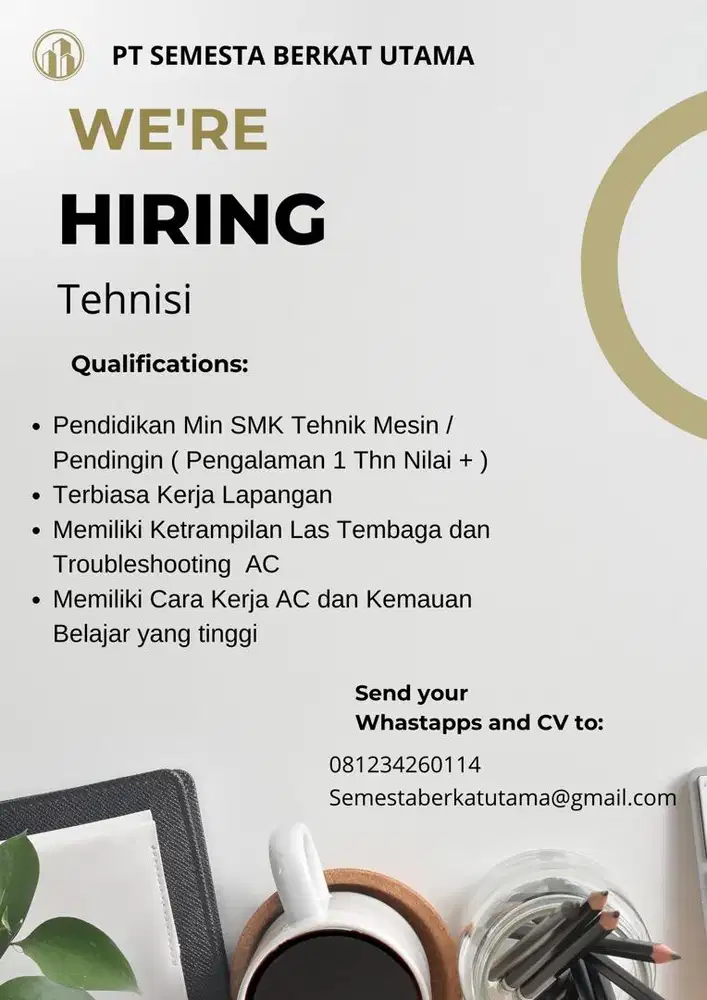 DIBUTUHKAN SEGERA LOKER