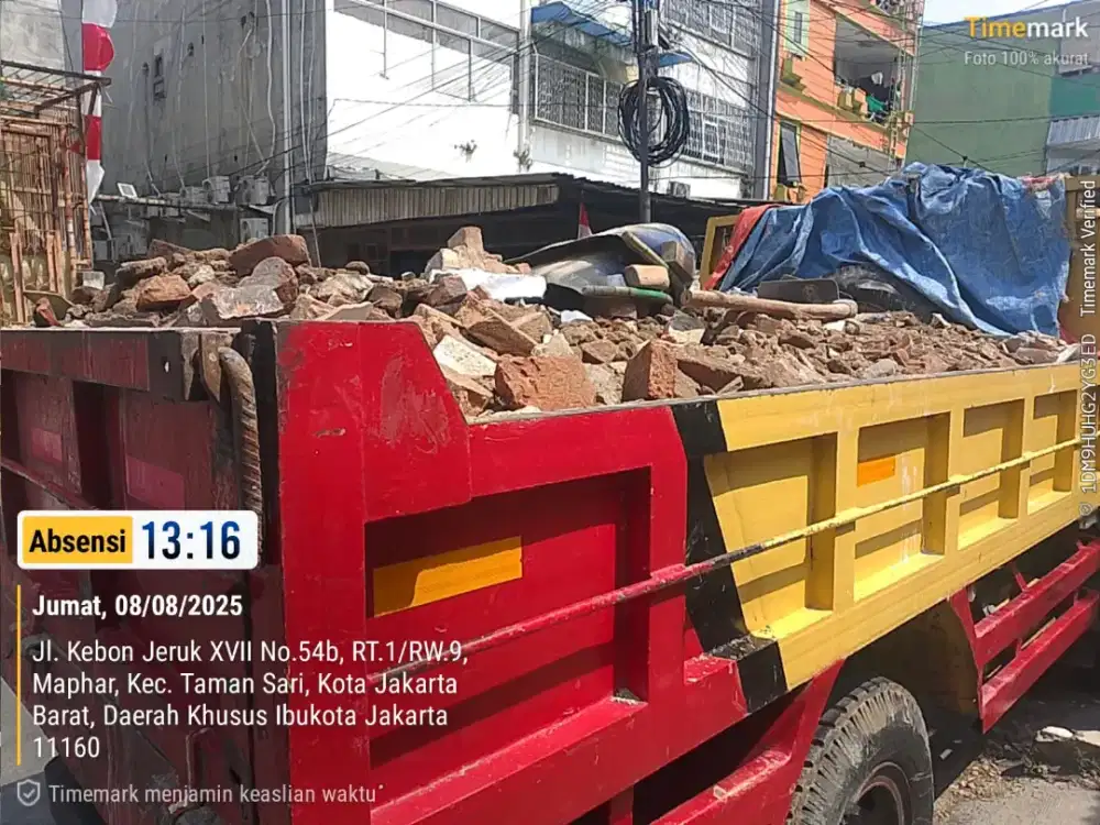 Jasa buang puing dan sampah