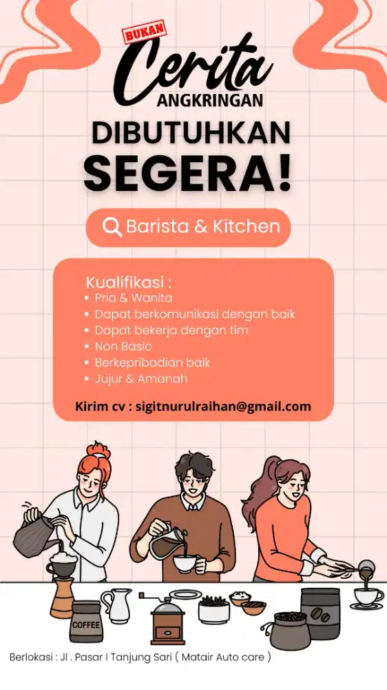 LOWONGAN PEKERJA UNTUK KARYAWAN ANGKRINGAN