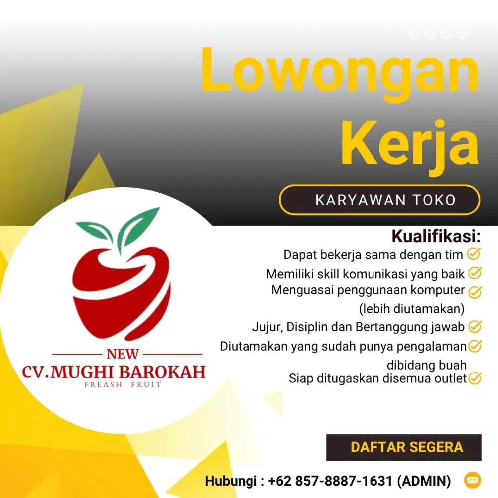 Barokah buah kasir