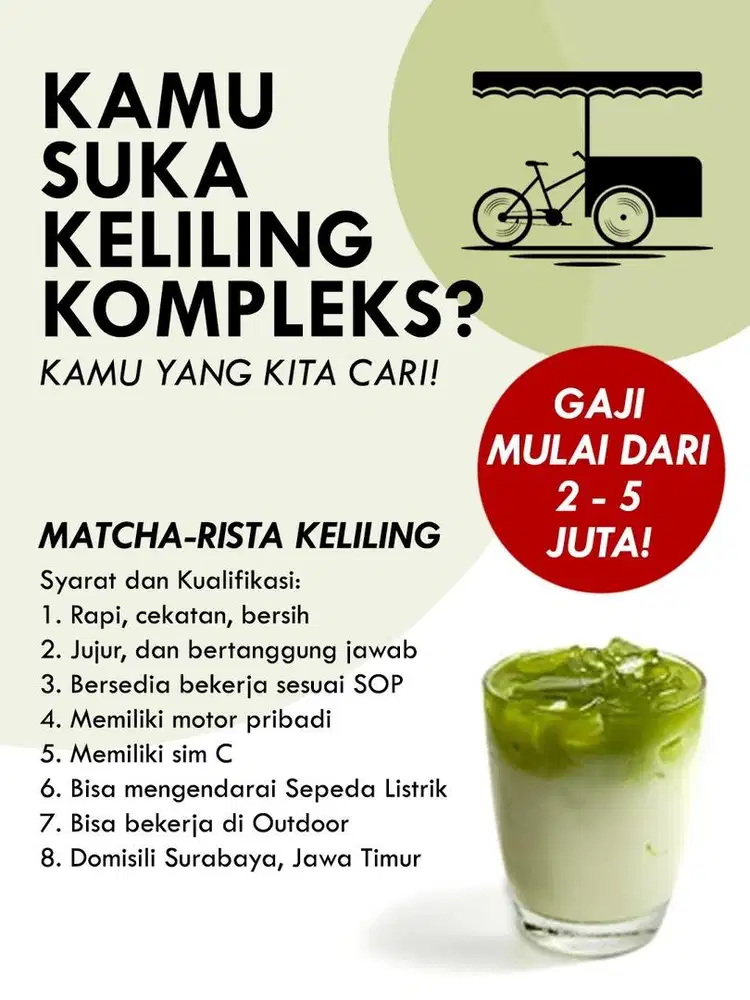 Rider Gerobak Matcha